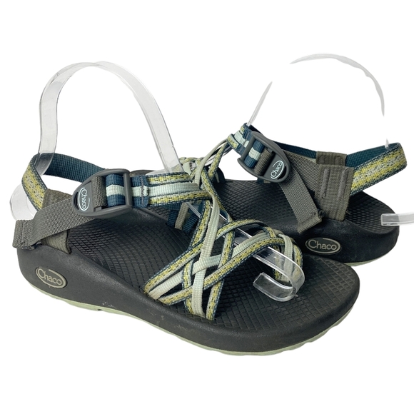 Chaco Women's Sandals - Gray and Green - Picture 1 of 15